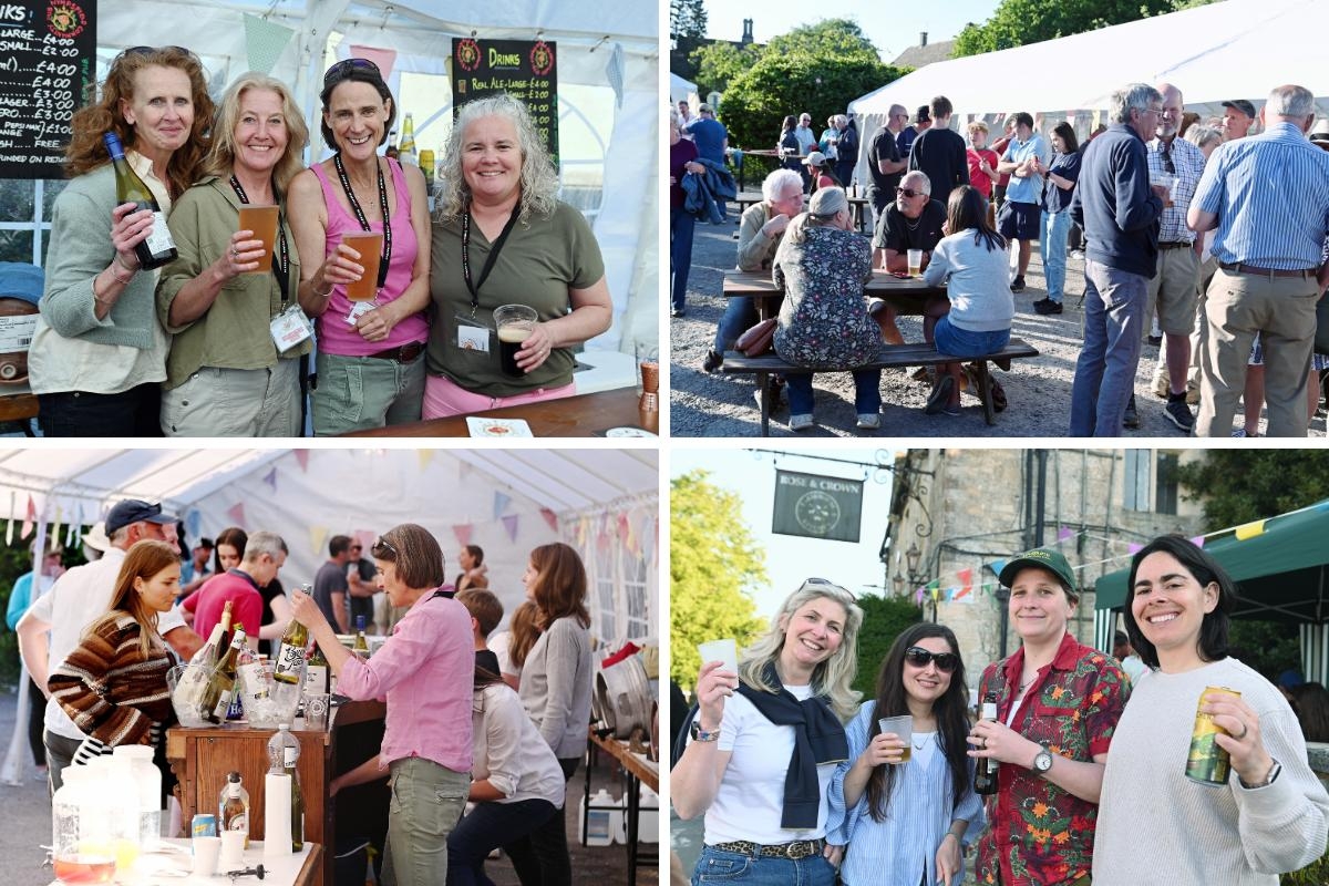 Brilliant photos as closed pub near Stroud reopens for pop-up event