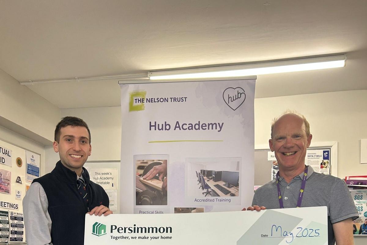 Developer donates £1,500 to charity