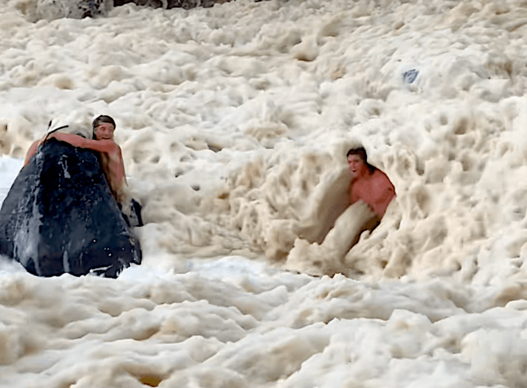 Hundreds of Aussie Surfers Sick from Mysterious Sea Foam