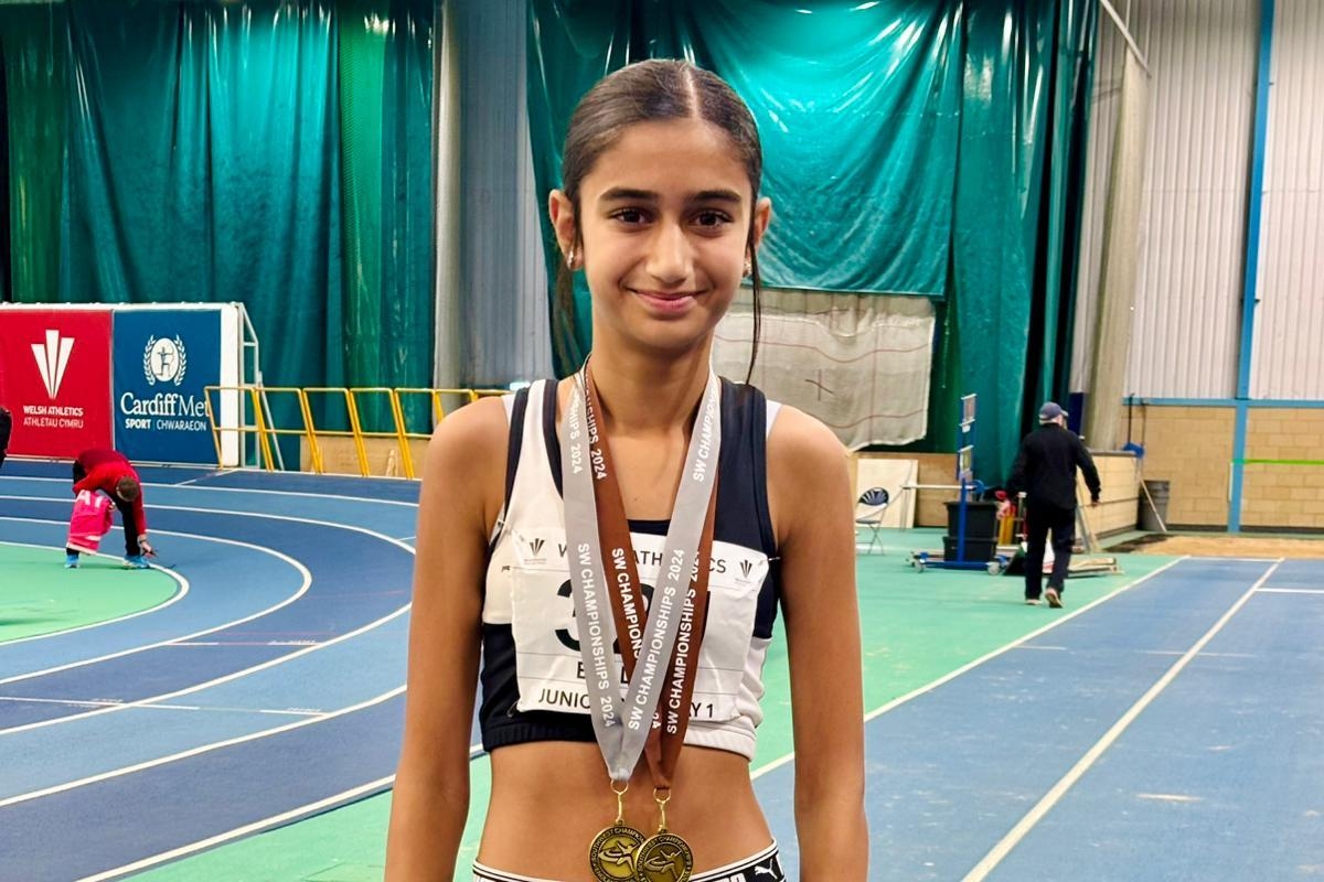Young Swindon athletics club breaks three records