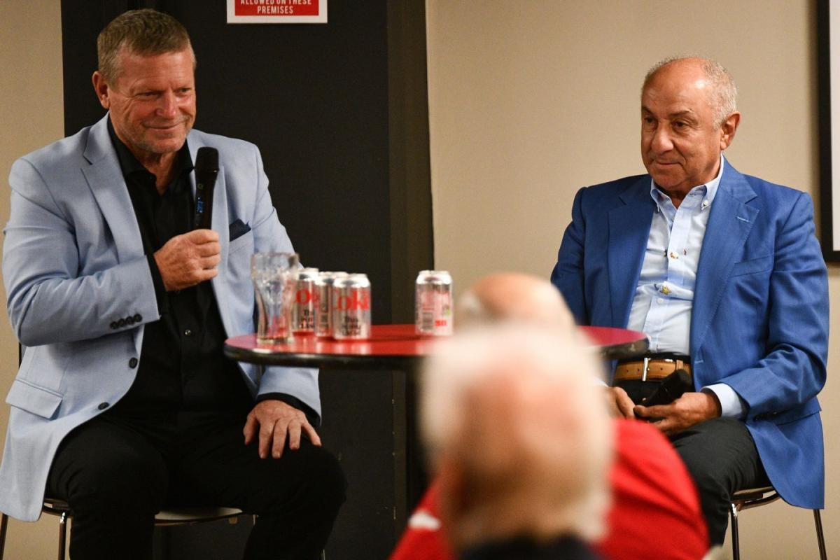 Football legends reunite for evening of entertainment at County Ground