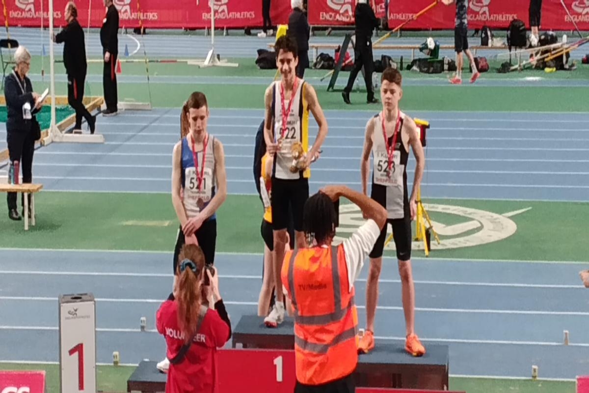 Young Swindon Harriers runner 'couldn't believe' England Indoor silver medal