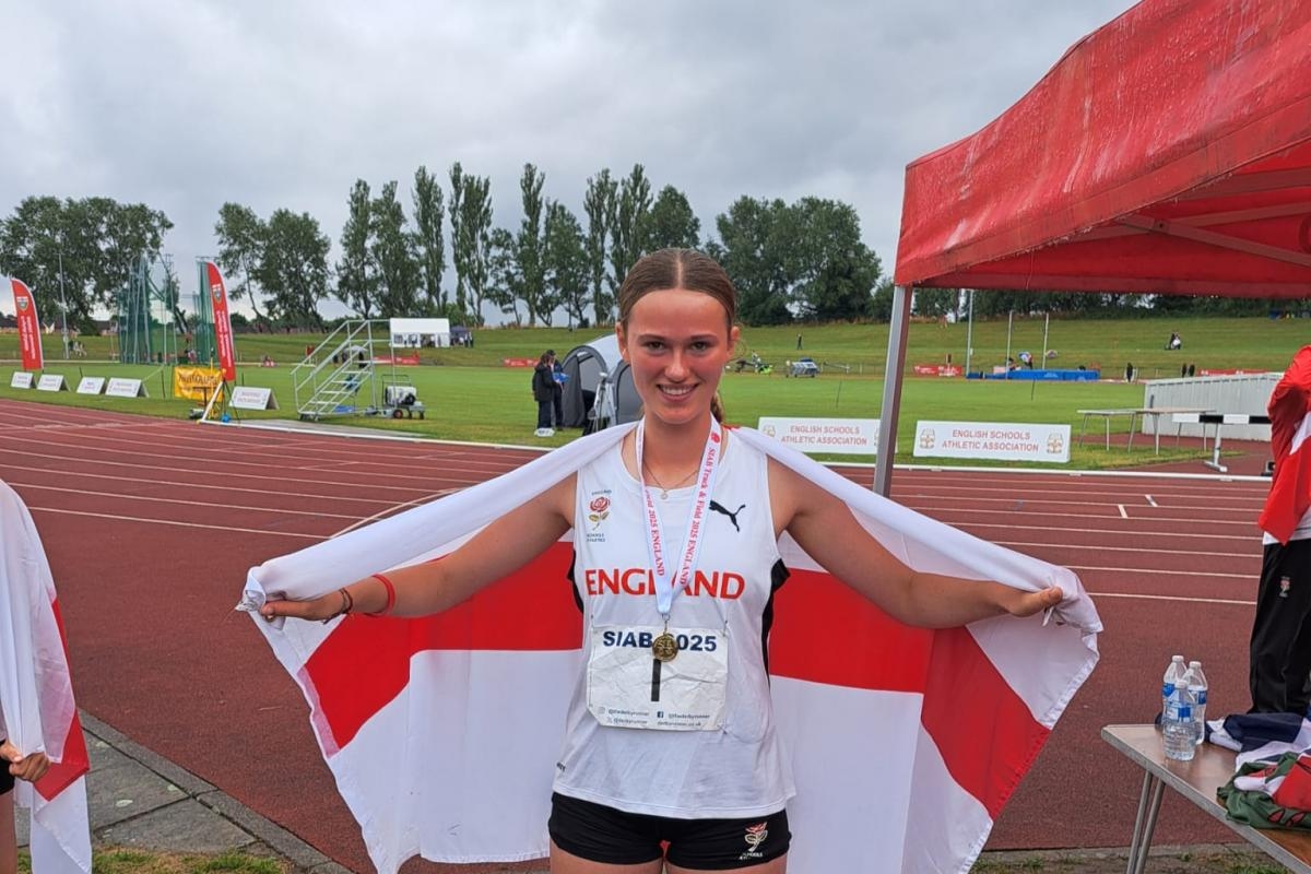 Swindon's Lucy Bull seals victory on international debut