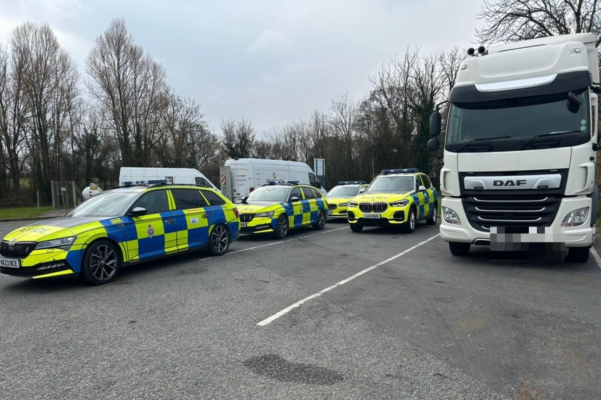 Drivers snared on M4 as police patrol in crackdown operation