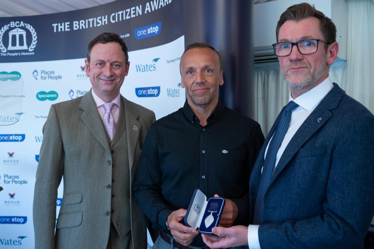 Prestigious award given to Swindon man after ‘severe mental health crisis'