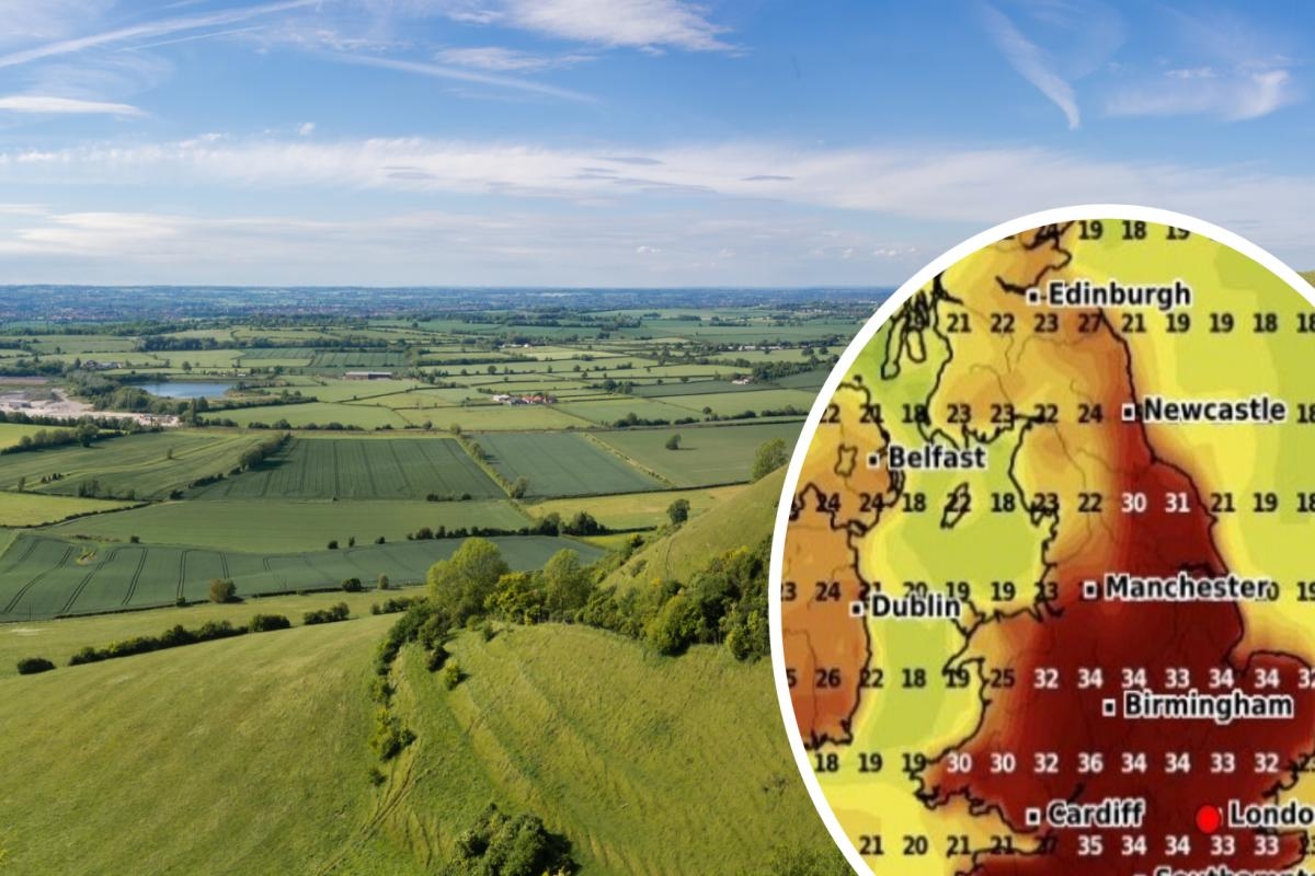 Wiltshire could be in '12 hottest counties' as heat maps predict next wave