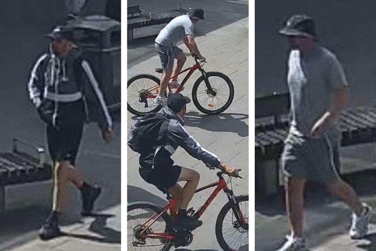 Two men need identifying after bike thefts
