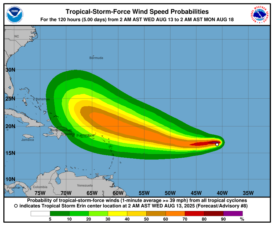 Is Erin coming to Tallahassee area or Florida? Tracking what may become a Cat. 3 hurricane