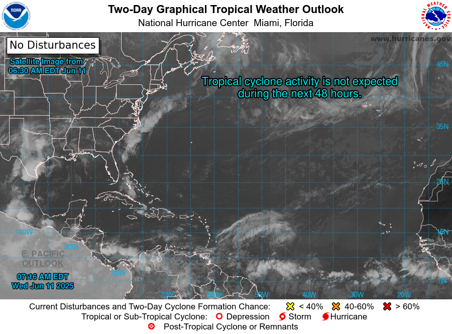 National Hurricane Center watching 3 tropical waves. See where heat index could hit 107 in Florida