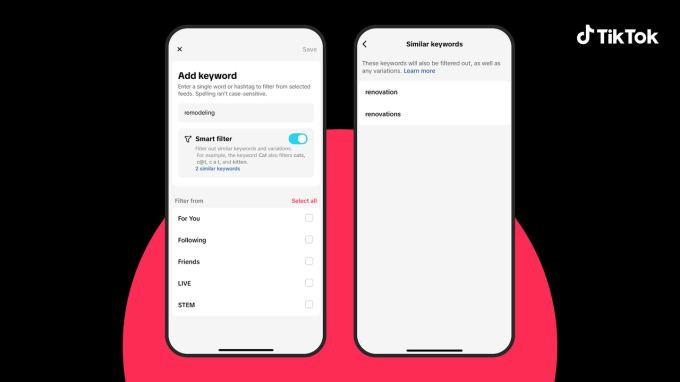 TikTok rolls out AI-powered Smart Keyword Filters to limit content you don't want to see