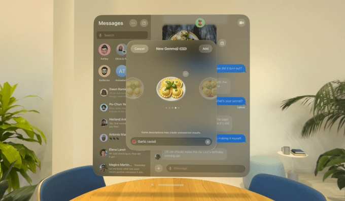 Apple brings Apple Intelligence to the Vision Pro