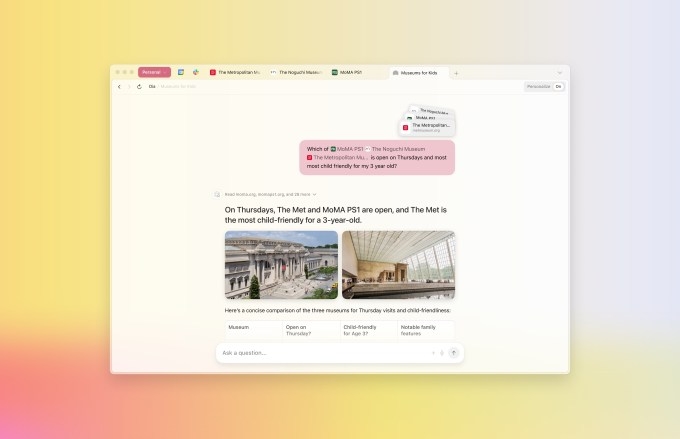 The Browser Company launches its AI-first browser, Dia, in beta