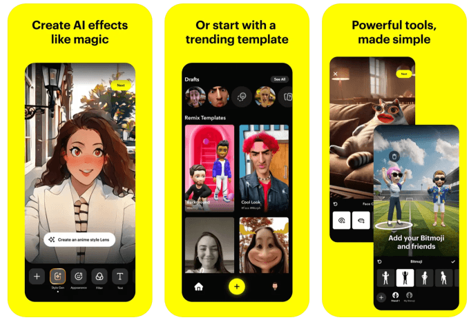 Snap launches Lens Studio iOS and web apps for creating AR Lenses with AI and simple tools