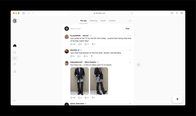 Threads officially moves to Threads.com and updates its web app