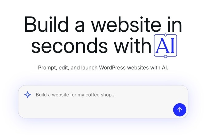 WordPress.com launches a free AI-powered website builder