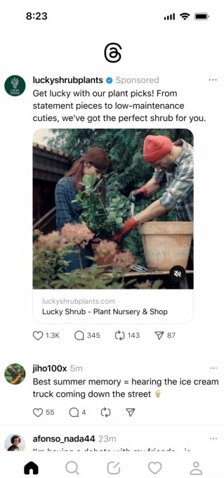 Instagram Threads is getting video ads