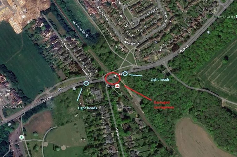 'Unavoidable' lane closure on key Middlesbrough route for emergency road repairs