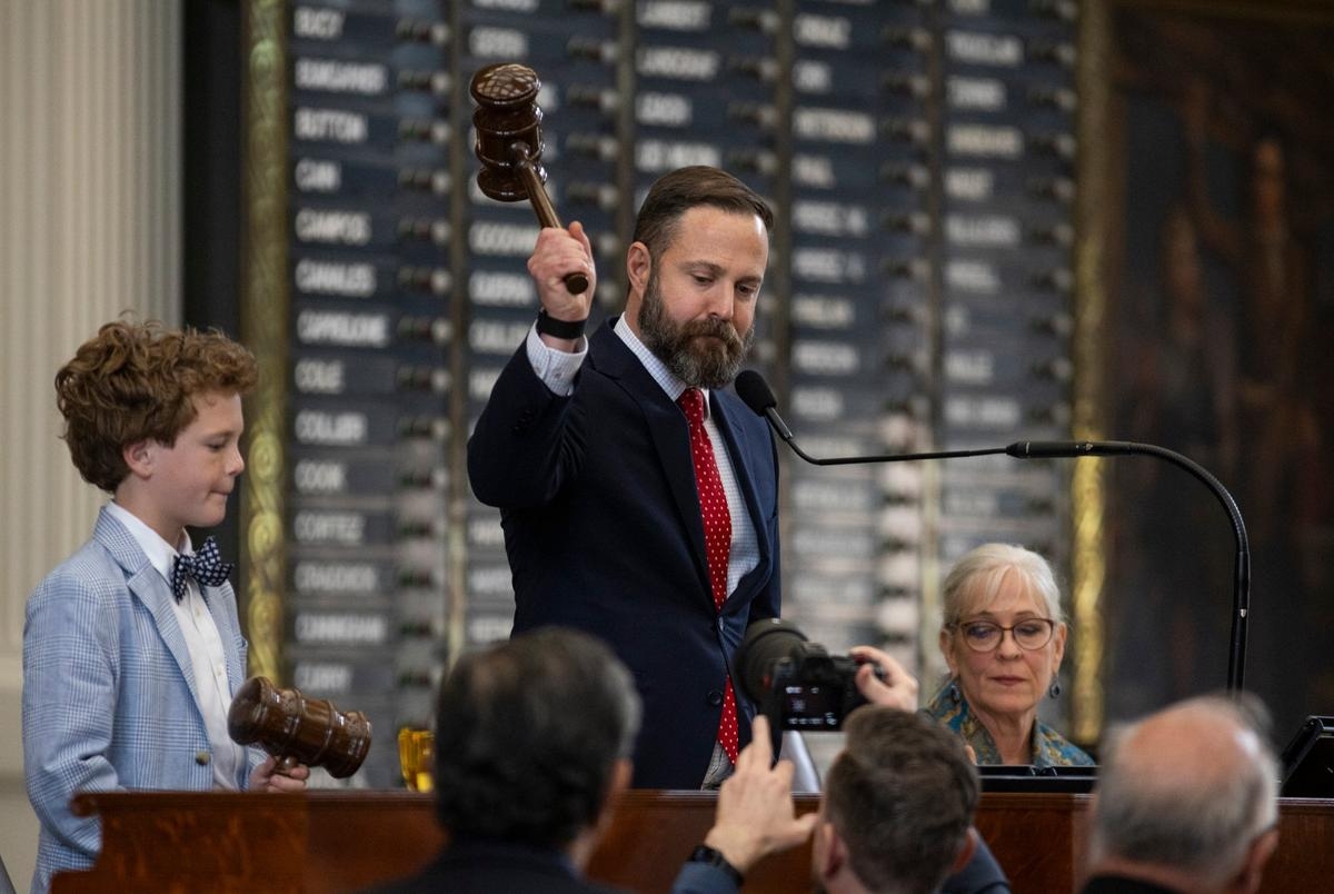 Speaker Dustin Burrows, once tagged as 'liberal,' kept skeptics at bay by leaning into a conservative agenda