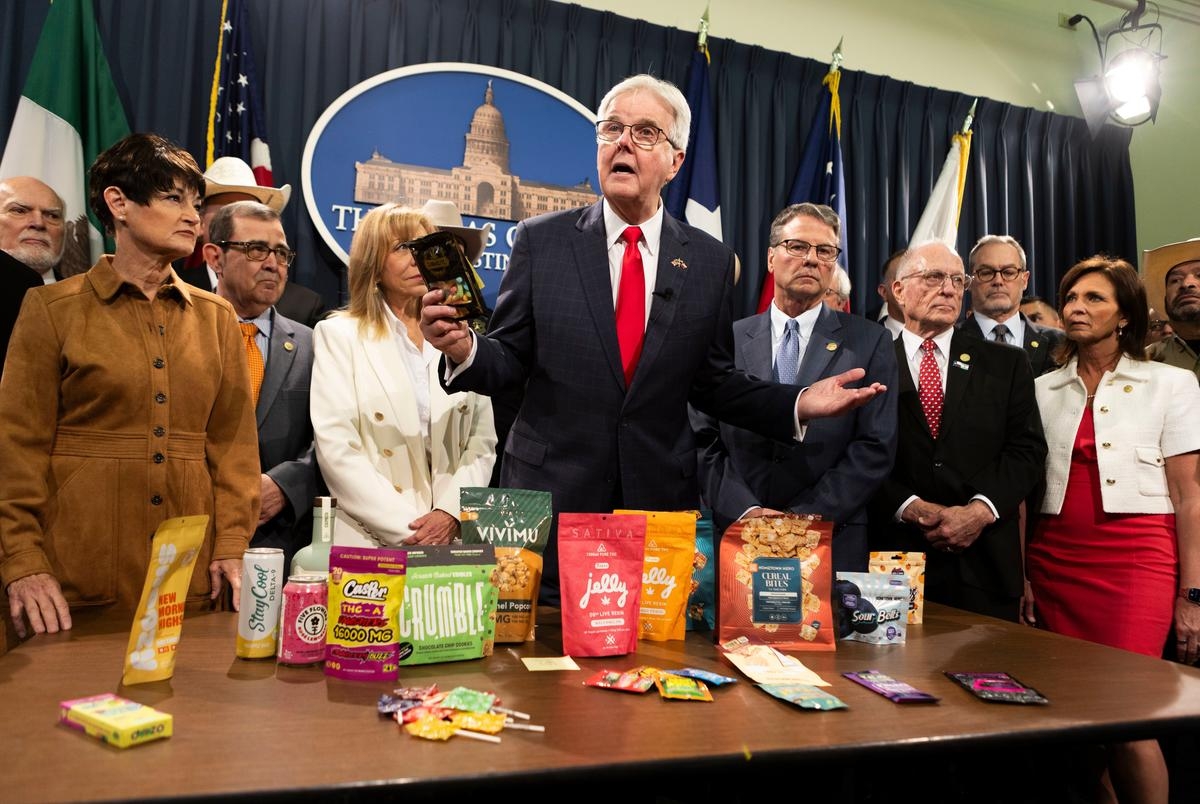 Lt. Gov. Dan Patrick's push to ban THC in Texas draws rare backlash from the right