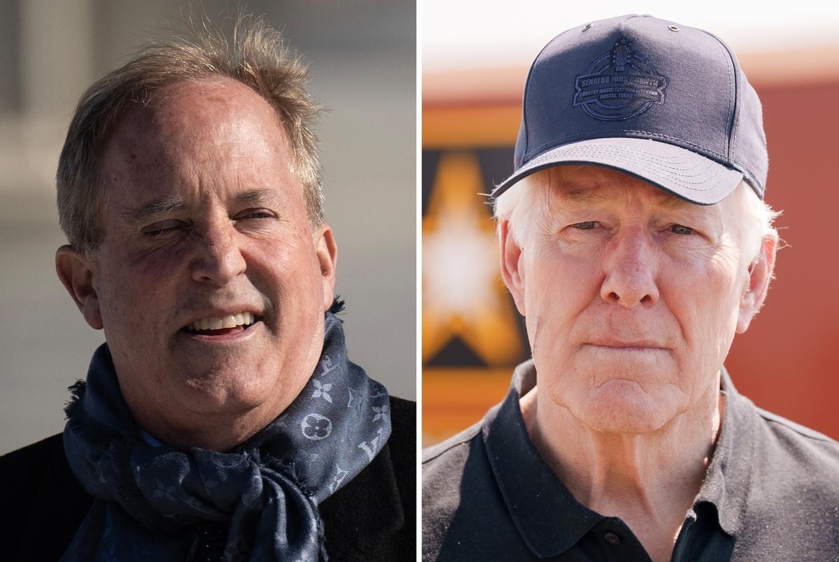 Poll finds Cornyn, Paxton in dead heat in Texas' Senate GOP primary