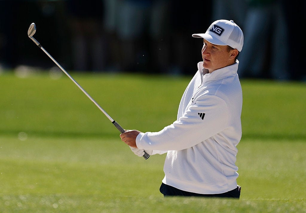 Why Matt McCarty's caddie stamped 'butter fingers' onto the Masters contender's wedge