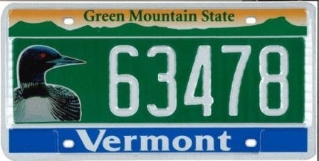 What's the most popular specialty license plate in Vermont? This plate takes the crown