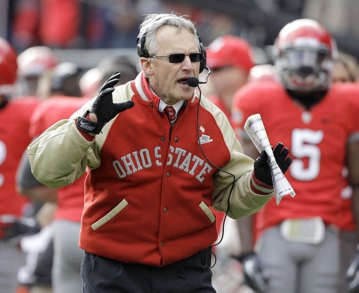 I witnessed Tressel's God given talents in the locker room. We need him as governor