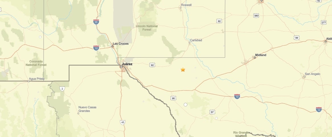 Earthquake in El Paso? 5.3 magnitude quake hits West Texas and New Mexico late Saturday