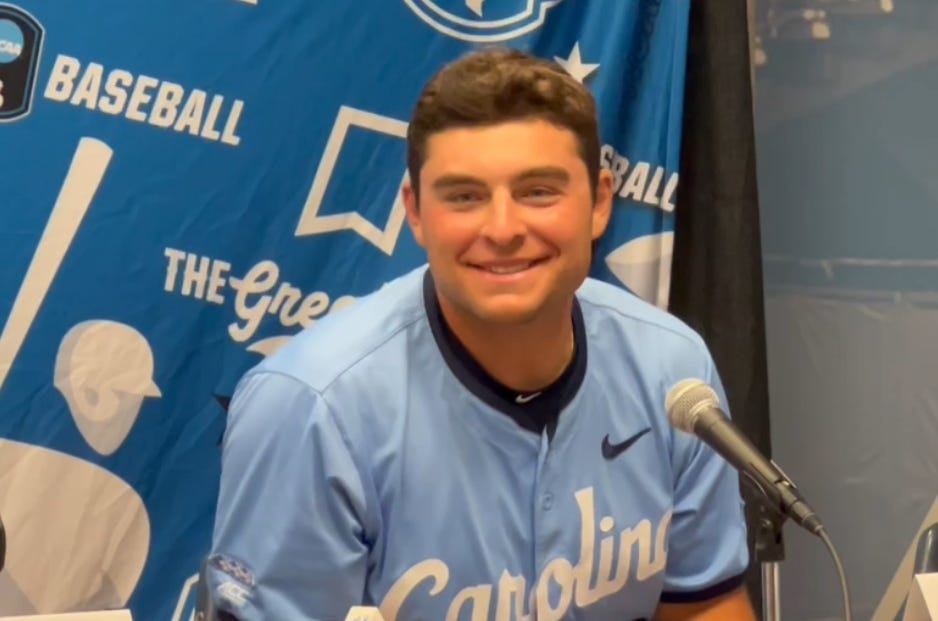 Sam Angelo, UNC baseball silence 'little birdie,' showcase power in NCAA win vs Oklahoma