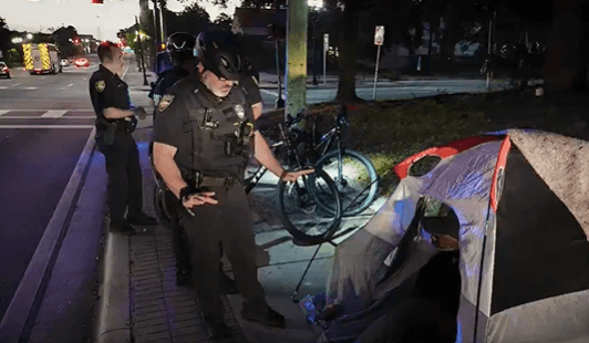 Hundreds of homeless arrests, shelter rides and Greyhound trips mark compliance with law