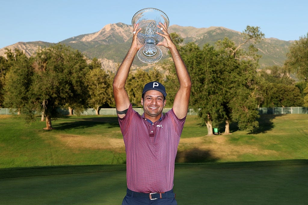 Bartram Trail graduate Julian Suri rallies from five shots back to win Korn Ferry Tour event