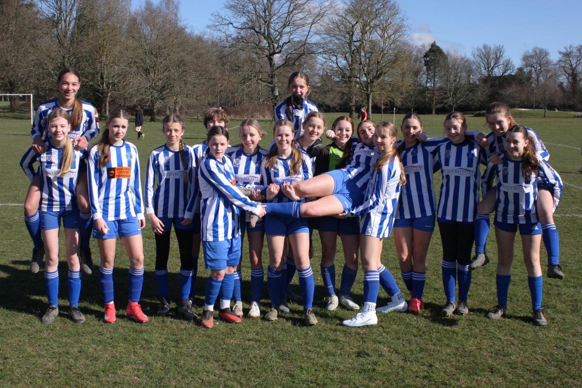 Girls' football team to kick ball 20 miles from Southwater to Shoreham for charity