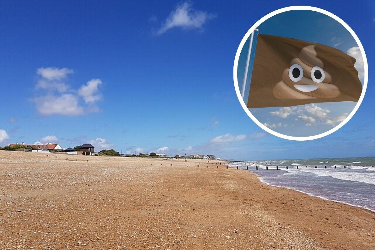Sussex beaches awarded 'brown flags' for dirty water