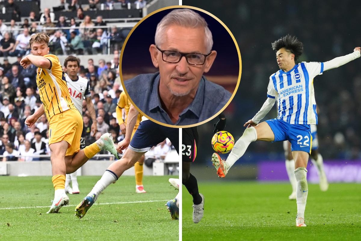 Lineker picks Mitoma goal as best of the season - and he loves Hinsh finish too