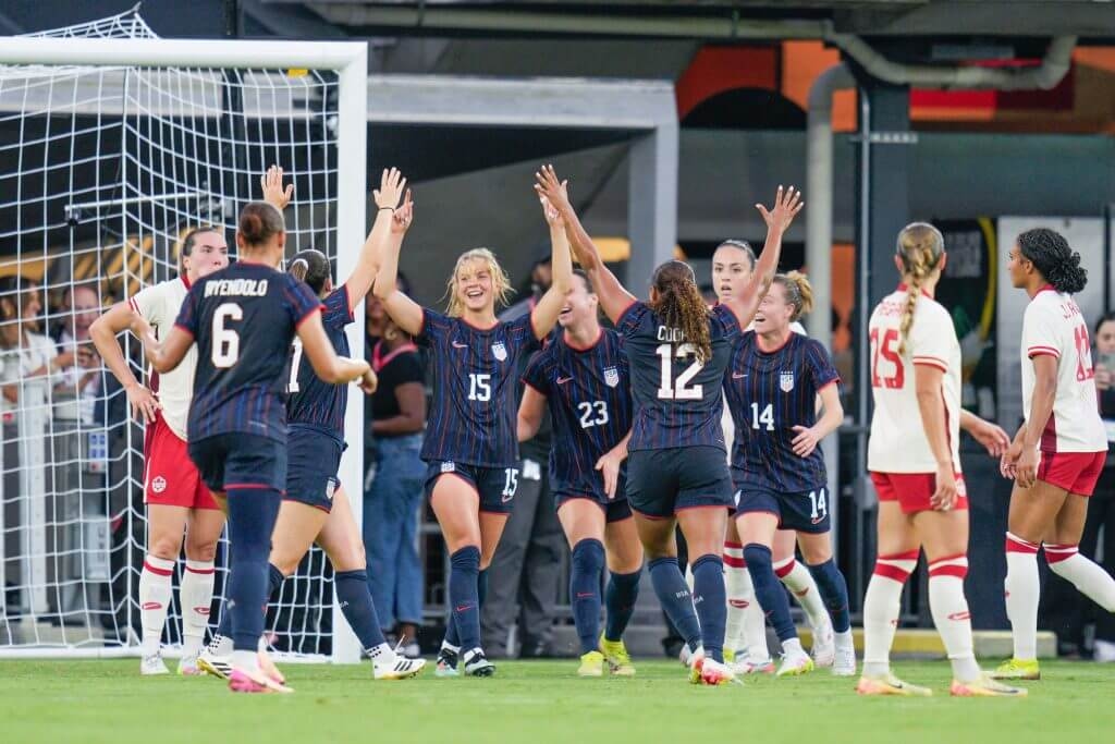 USWNT revives set piece dominance with 3-0 win over continental rival Canada