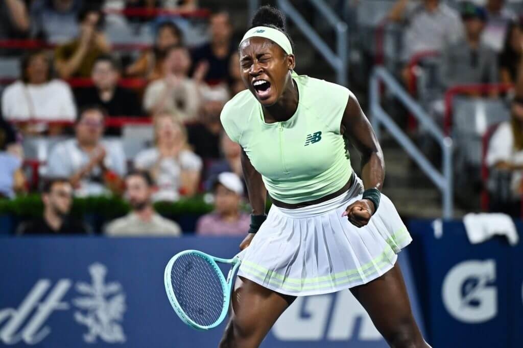Coco Gauff overcomes serve struggles to beat Danielle Collins at Canadian Open