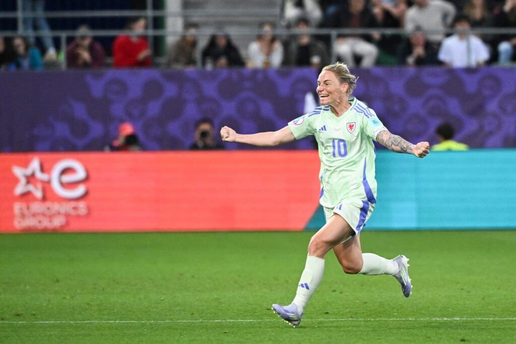 Seattle Reign midfielder Jess Fishlock, 38, scores history-making goal for Wales at Euro 2025