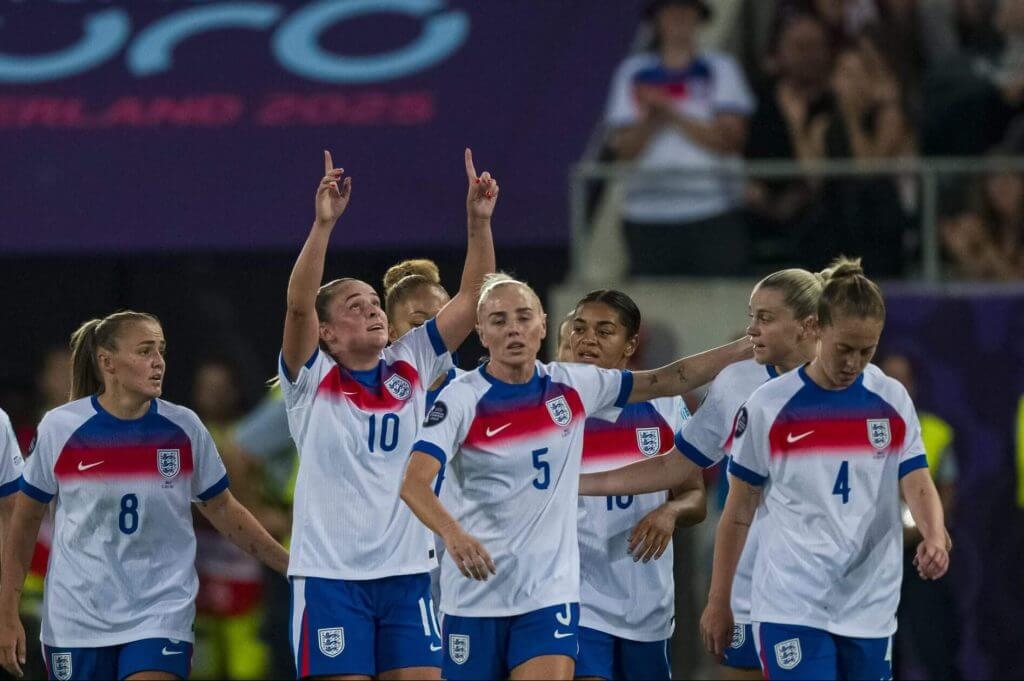 Ella Toone ‘celebrates to the sky' after delivering again at the Euros for England