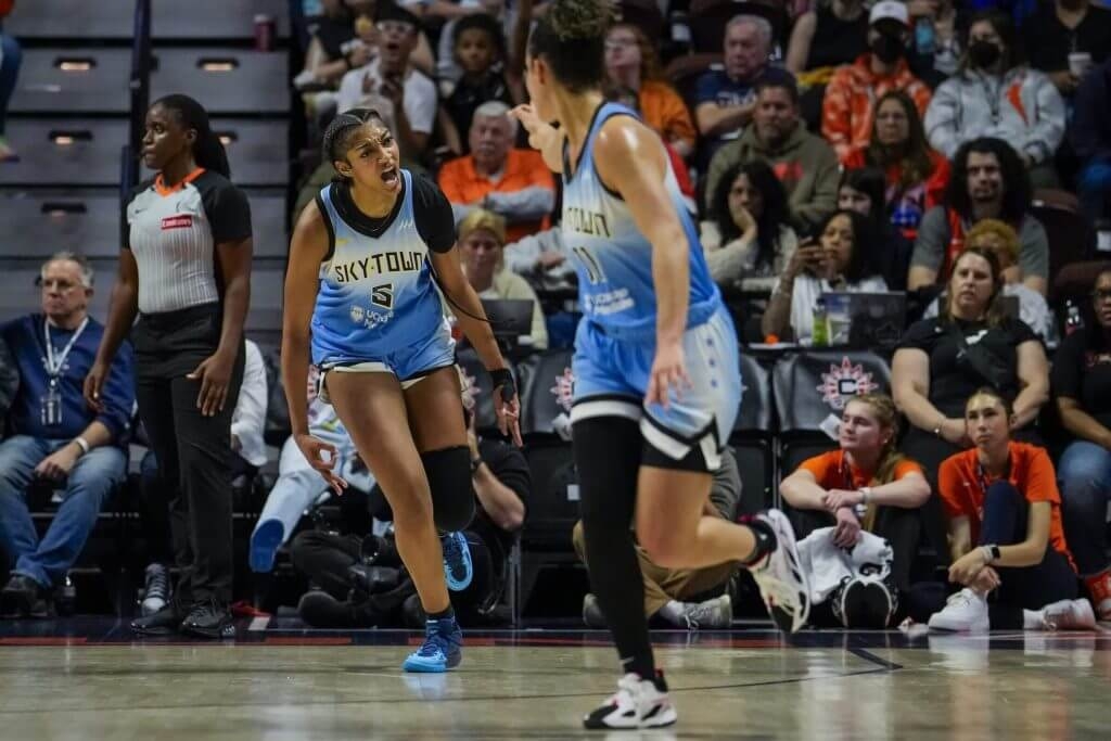 Angel Reese records first triple-double of career as Chicago tops Connecticut