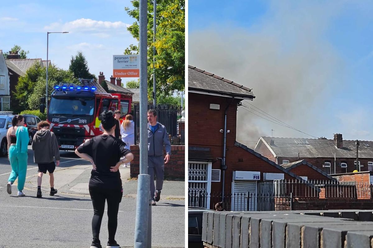 Firefighters scrambled to car blaze in back yard which spread to house