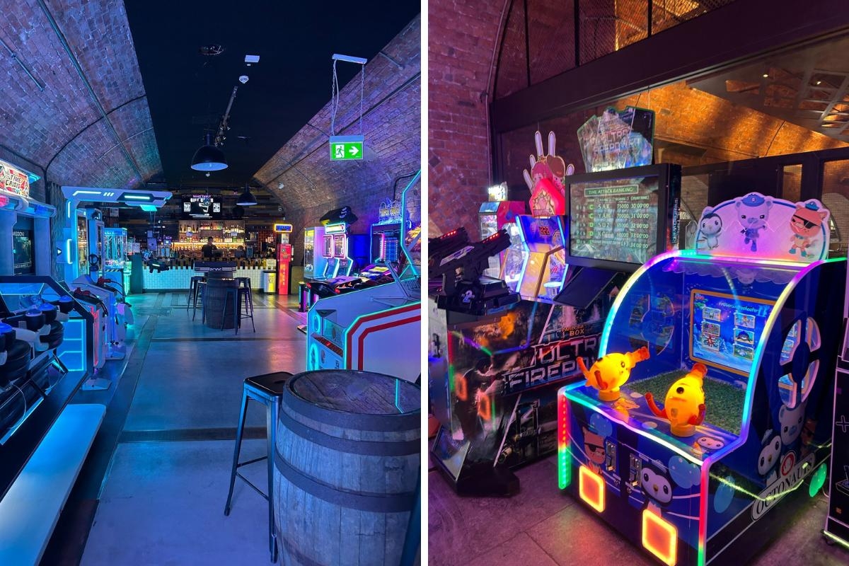 Inside the hidden gaming bar at the heart of the town centre