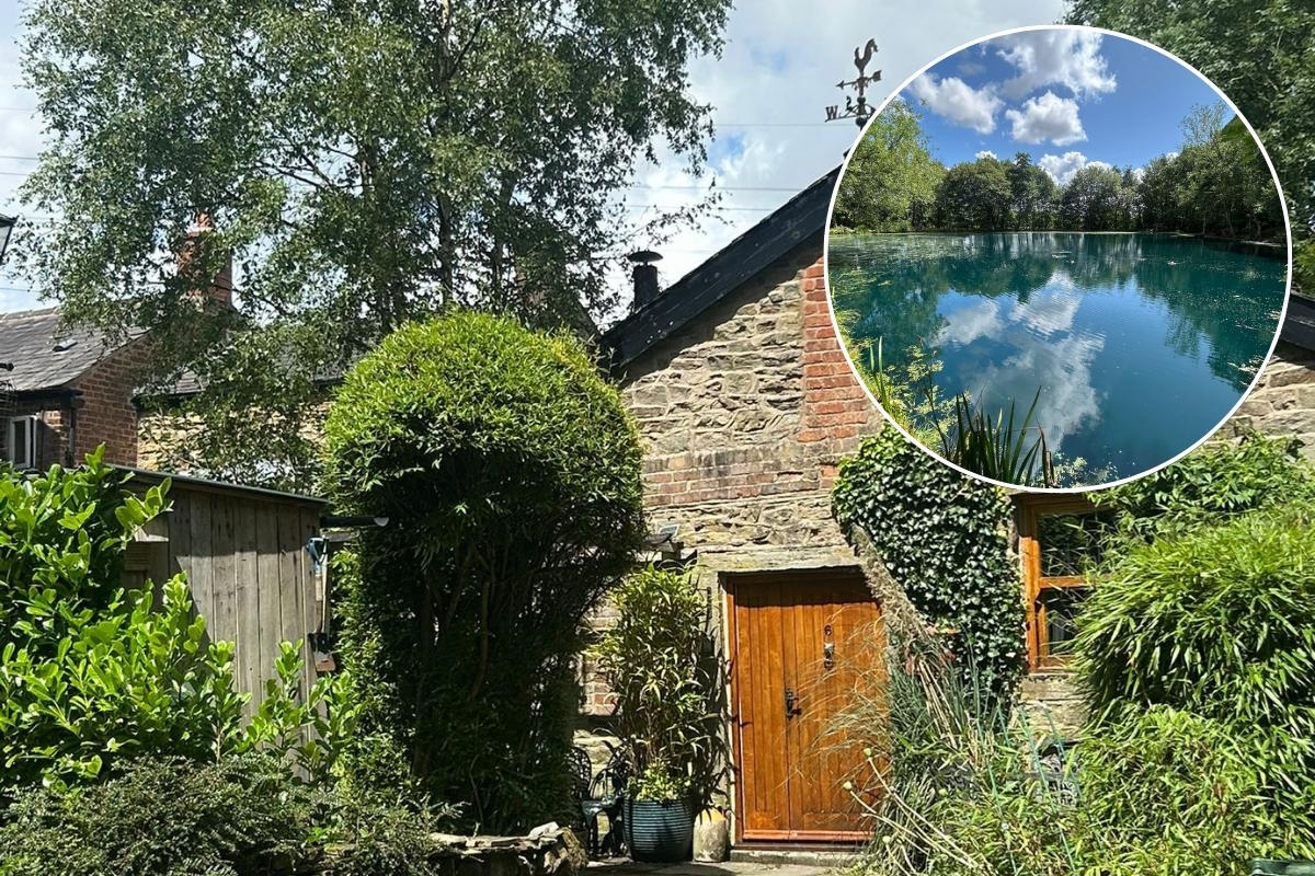 The 'shire' frozen in time nestled between woodland and beautiful reservoir