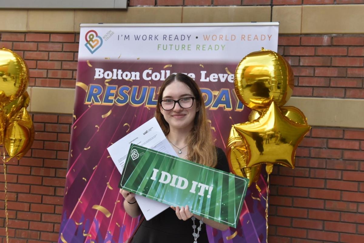 Students enjoyed the red carpet treatment on results day