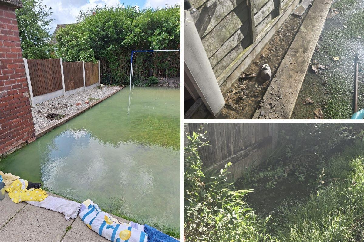 United Utilities responds after water flooded 8 gardens over 12 hours