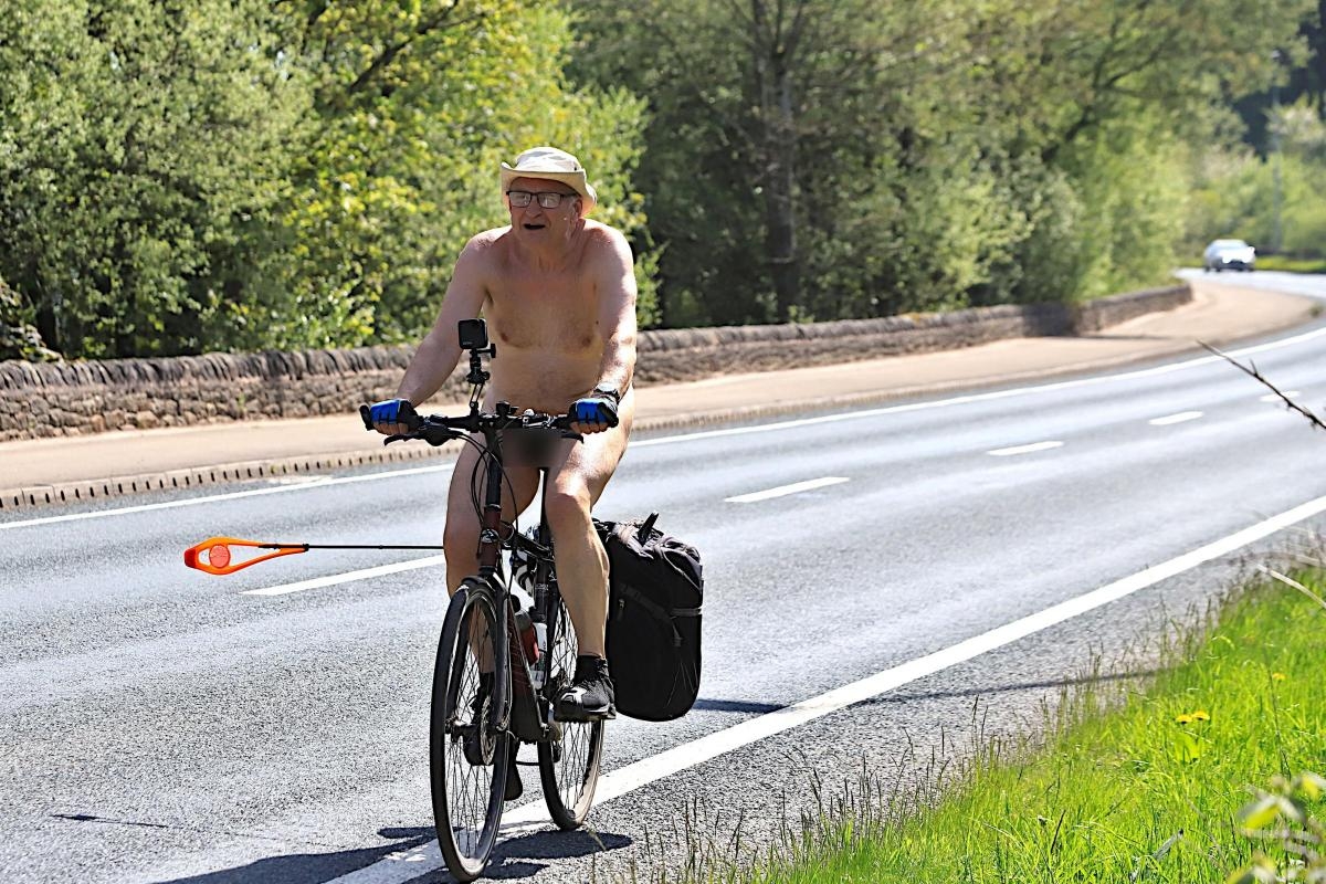 Mystery naked cyclist identity revealed as retired professor