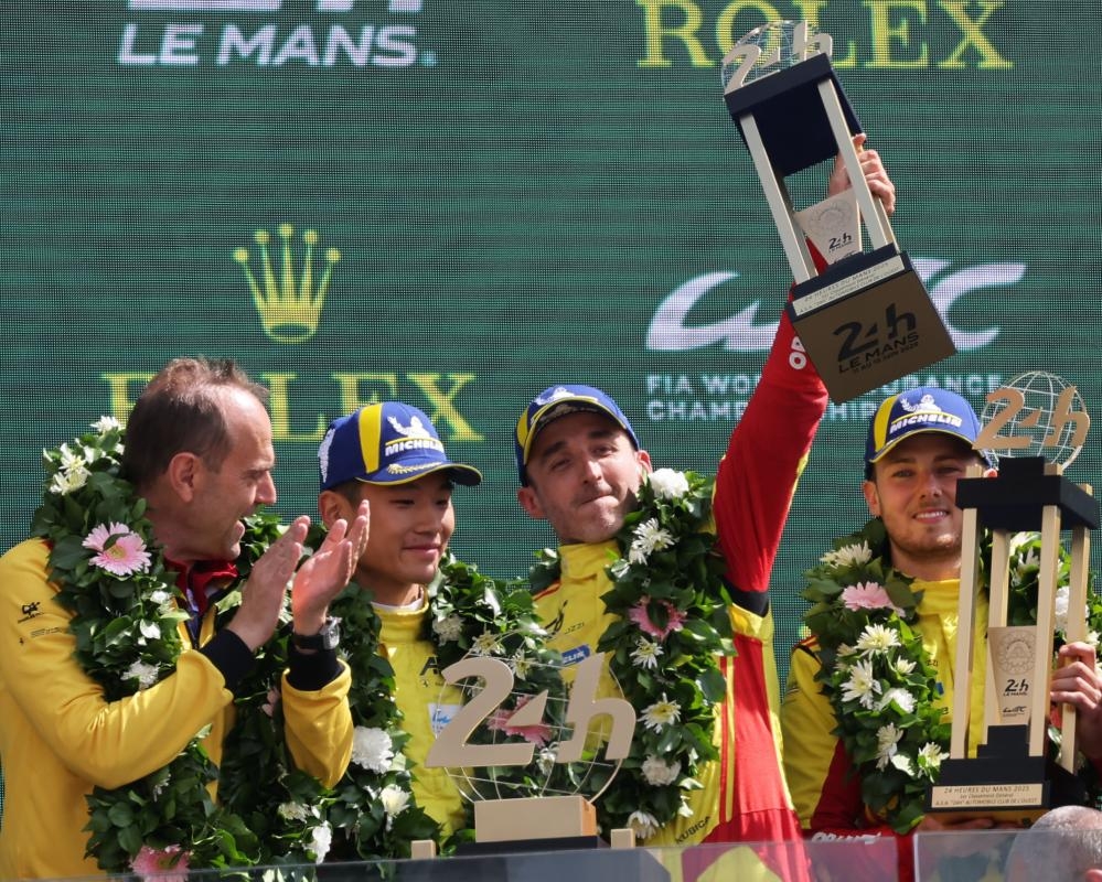 Robert Kubica seals emotional Le Mans 24 Hours victory for Ferrari