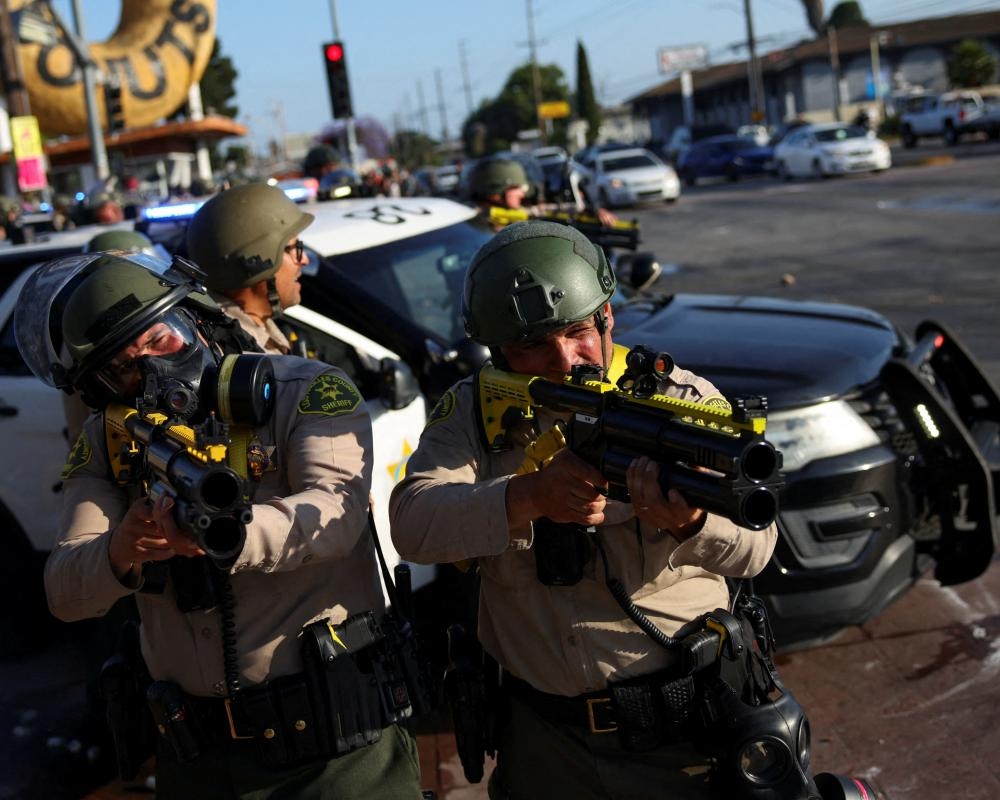 British photojournalist hit by non-lethal rounds during Los Angeles protests