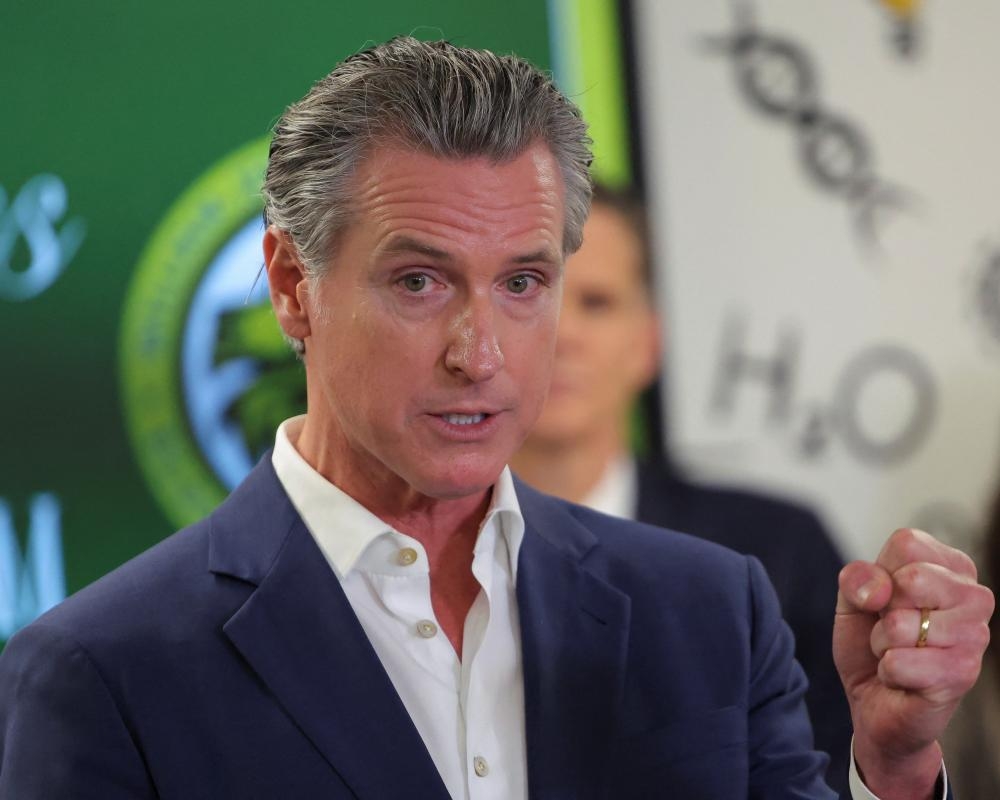 Newsom is warned of ‘criminal tax evasion' if he withholds federal taxes