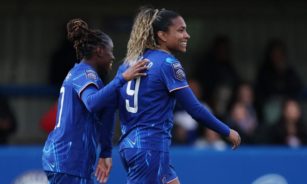 Macario's double breaks Crystal Palace to put Chelsea on cusp of WSL title