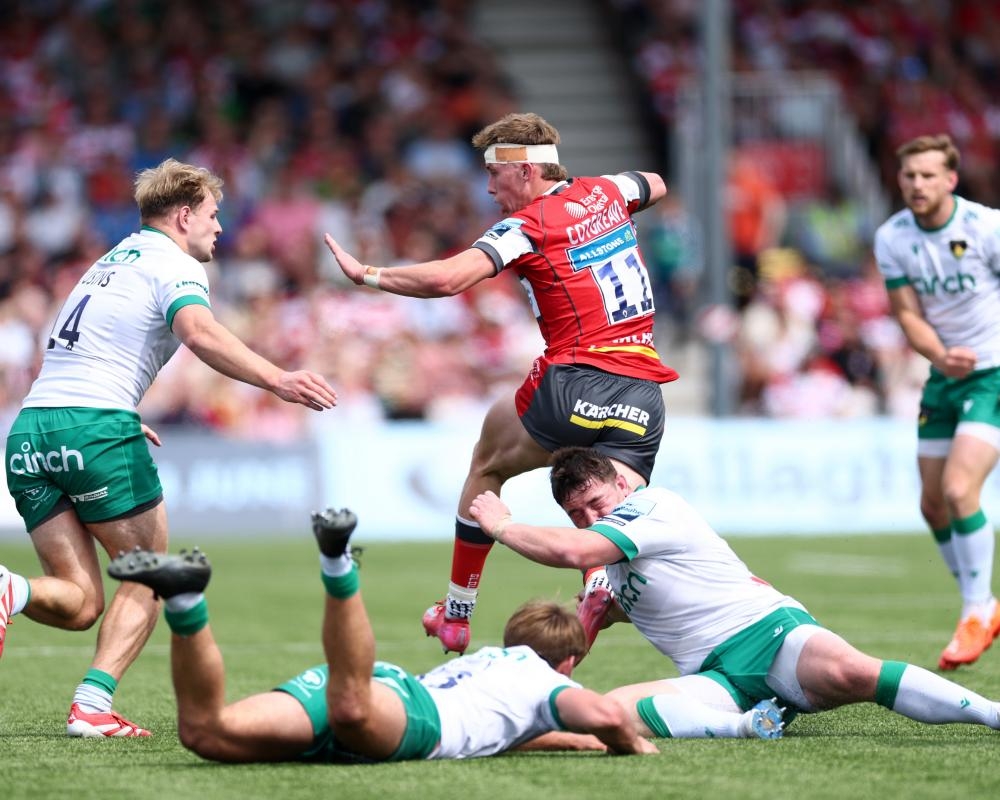 Cotgreave hat-trick gives Gloucester win over Northampton but no playoff berth